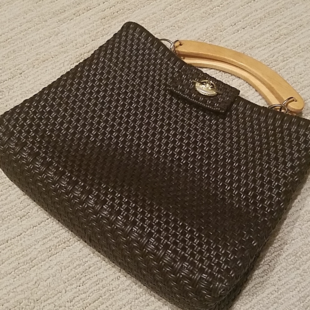 Handmade plastic woven bag